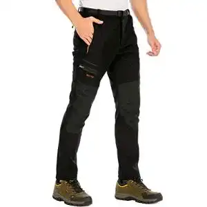 Softshellhose DAFENP Herren Wanderhose Outdoorhose Winter