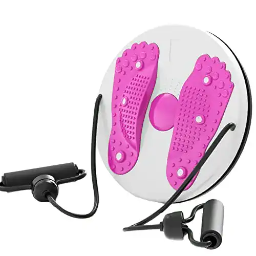 Fitness-Drehscheibe Suaflny Twist Waist Disc Board mit Kordelzug