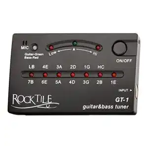 Gitarren-Stimmgerät Rocktile GT-1 Stimmgerät für bis zu 7-saitige