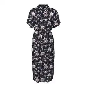 Blusenkleid VERO MODA Damen Leichtes Kurzarm Kleid Midi