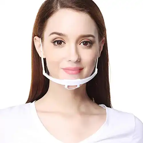 Die beste Mundschutzmaske transparent FEOYA 10 Stück Transparent 2026 Test Bestseller Mundschutzmaske transparent FEOYA 10 Stück Transparent