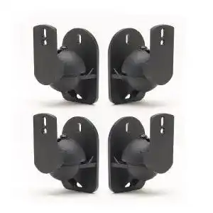 Lautsprecher-Wandhalterung techsol 4 Pack Schwarz, Universal