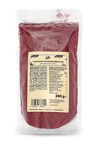 Fruchtpulver KoRo – Gefriergetrocknetes Johannisbeerpulver 250 g
