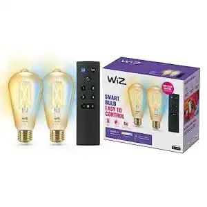 WiZ-Lampen WiZ WLAN-LED-Glühbirne im Vintage-Stil, dimmbar