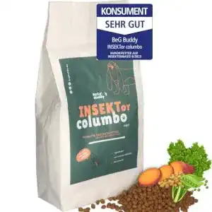 Insekten-Hundefutter BeG Buddy ‘INSEKTor Columbo’ 4 kg