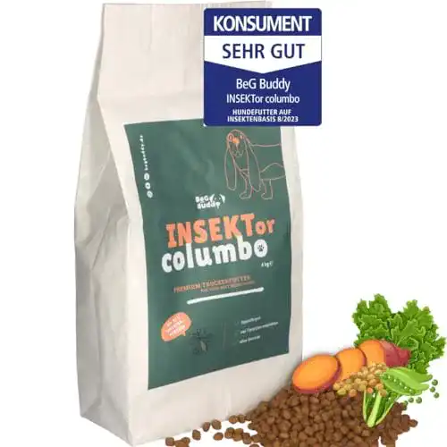 Insekten-Hundefutter BeG Buddy ‘INSEKTor Columbo’ 4 kg
