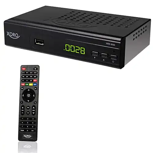 Receiver Xoro HRS 8660 digitaler Satelliten- mit LAN Anschluss