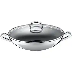 Wok mit Deckel Silit Hongkong Wokpfanne Induktion 36 cm