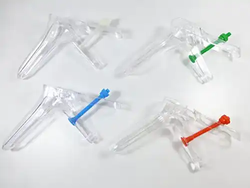 Spekulum 4 x nach Cusco, 4 Größen inklusive 1 Tube Gleitmittel