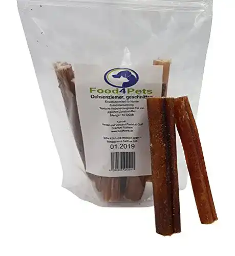 Ochsenziemer Food4Pets Hundeleckerli 10 Stück x 12cm