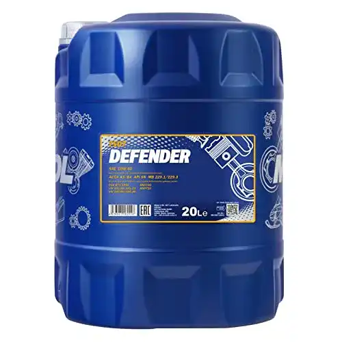 Die beste Motoröl 10w40 MANNOL Defender 10W-40 API SL/CF Motorenöl 2026 Test Bestseller Motoröl 10w40 MANNOL Defender 10W-40 API SL/CF Motorenöl