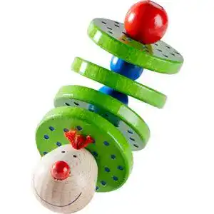 Holzrassel Baby HABA 1068 – Flapsi Greifling, fröhliches Baby