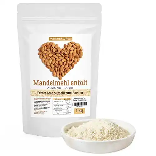 Die beste Mandelmehl entölt MeerBach & Rose, echtes Mandelmehl, 1kg 2026 Test Bestseller Mandelmehl entölt MeerBach & Rose, echtes Mandelmehl, 1kg