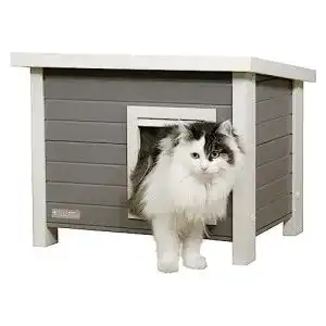 Katzenhaus Outdoor Kerbl ECO-Katzenhaus Eli, 57x45x43 cm