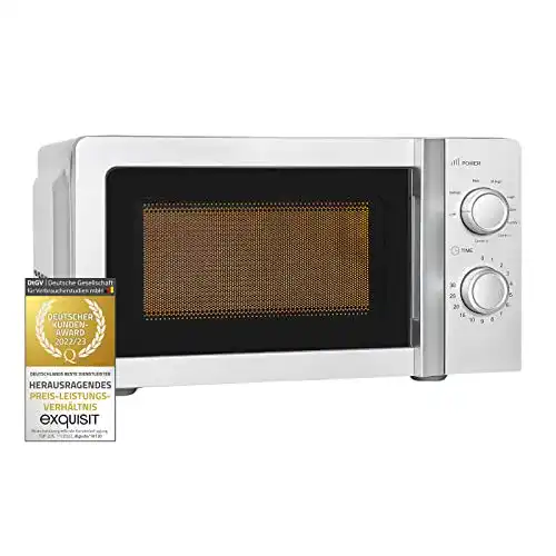 Die beste Exquisit-Mikrowelle Exquisit Mikrowelle MW717-070G silber 2026 Test Bestseller Exquisit-Mikrowelle Exquisit Mikrowelle MW717-070G silber