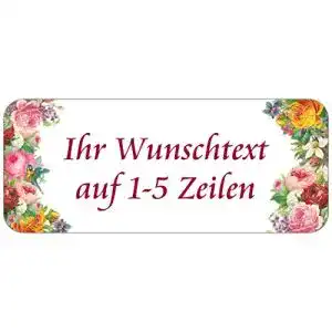 Adressaufkleber GESCHENKE-MIT-NAMENde, 160 Stück