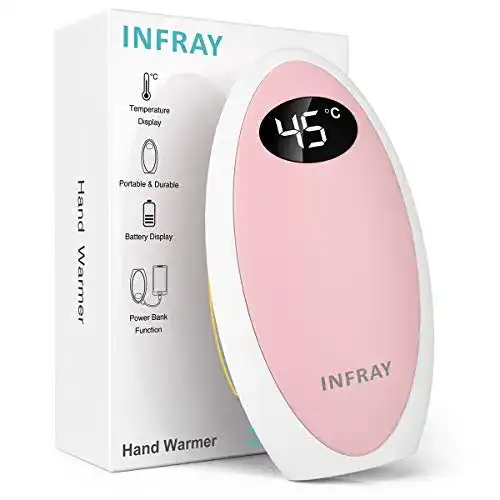 Taschenwärmer infray Handwärmer mit Powerbank 5200mAh