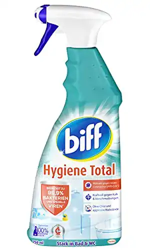 Badreiniger Biff Hygiene Total, 750 ml, Sprühflasche