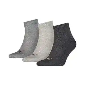 Puma-Socken PUMA Plain 3P Quarter Socke, Grau