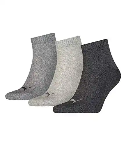 Puma-Socken PUMA Plain 3P Quarter Socke, Grau