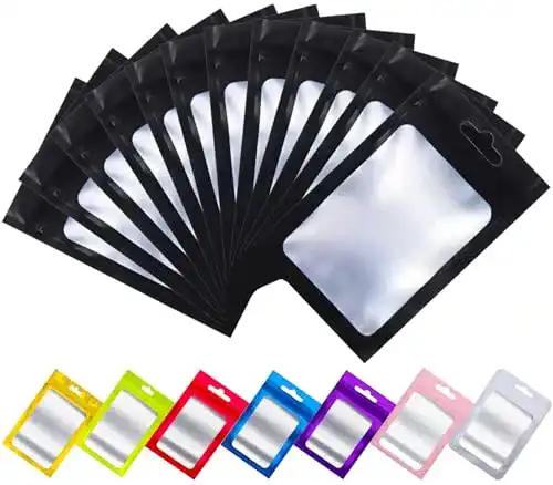 Mylar-Bags Rimiko 50 Stück Druckverschlussbeutel Plastiktüte