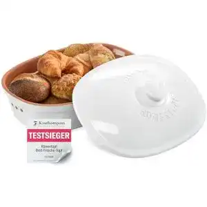 Brotkasten (Keramik) Römertopf Brottopf Keramik Brotkorb oval