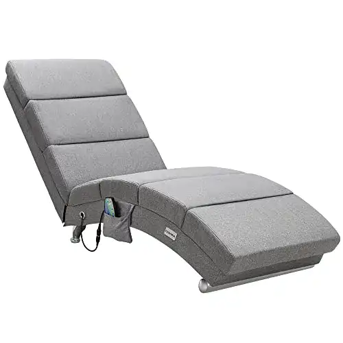 Relaxliege Casaria XXL London, Massage, Heizfunktion, 186cm