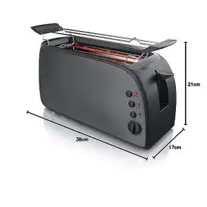 Arendo-Toaster arendo, Automatik Toaster Langschlitz, Defrost