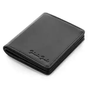 Magic Wallet Jaimie Jacobs Flapstar Leder, RFID-Schutz, Schwarz
