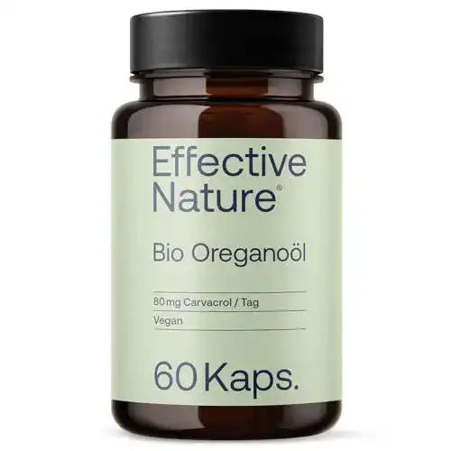 Oregano-Öl-Kapseln effective nature Oregano Öl, 60 Kapseln