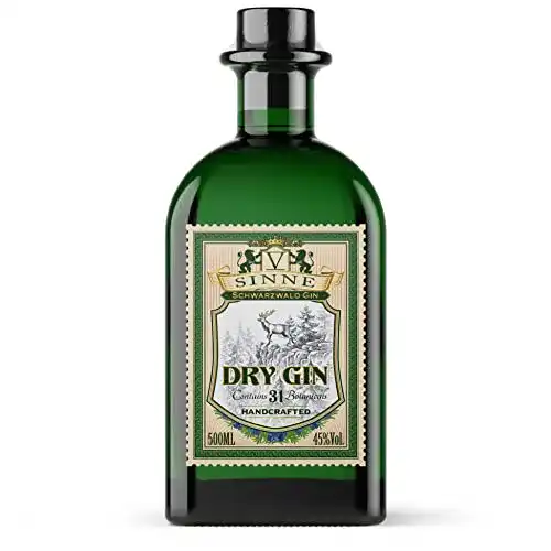 Schwarzwald-Gin V-SINNE Gin | Schwarzwald Dry Gin 31 Botanicals