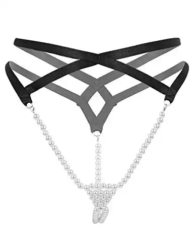 Perlenstring inhzoy Frauen Sexy Strings Micro Slip Tanga Thong