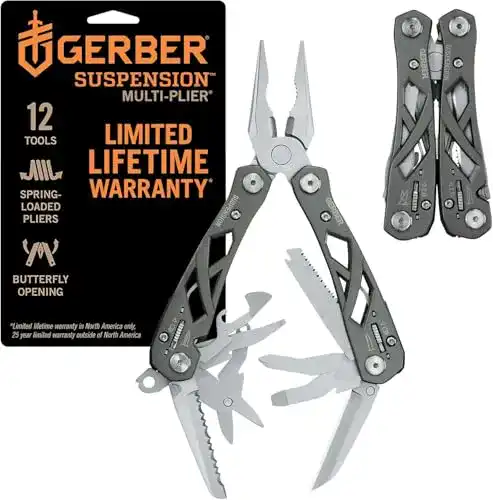 Die beste Gerber-Multitool Gerber Multi-Tool Suspension, Grau, 22-01471 2026 Test Bestseller Gerber-Multitool Gerber Multi-Tool Suspension, Grau, 22-01471