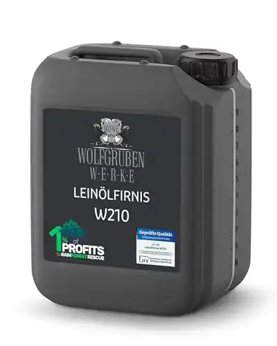 Die beste Leinölfirnis WO-WE 5L Holzöl farblos Leinöl Firnis Holz Öl W210 2026 Test Bestseller Leinölfirnis WO-WE 5L Holzöl farblos Leinöl Firnis Holz Öl W210