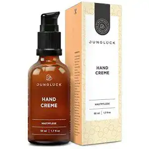 Vegane Handcreme junglück 50 ml in Braunglas