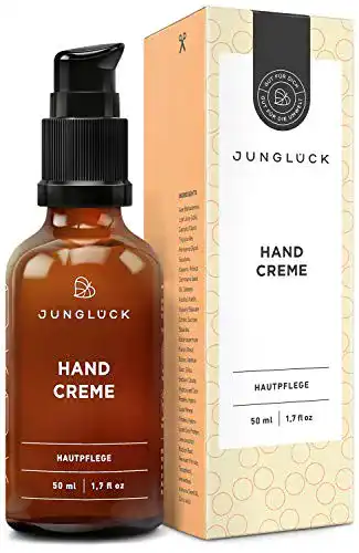 Vegane Handcreme junglück 50 ml in Braunglas