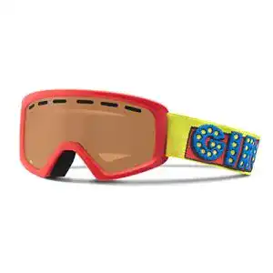 Giro-Skibrille Giro Skibrille Rev Unisex, Rot/Gelb, Einheitsgröße