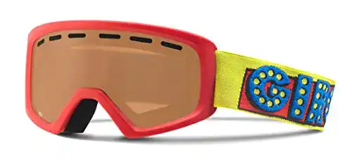 Giro-Skibrille Giro Skibrille Rev Unisex, Rot/Gelb, Einheitsgröße