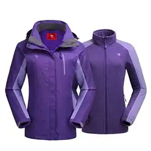 Skijacken CAMEL CROWN Damen 3 in 1 Skijacke mit Fleece Jacke