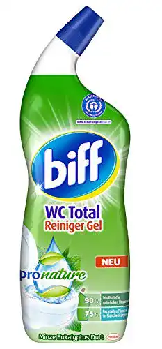 WC-Gel Biff WC Total Reiniger Gel Pro Nature Minze Eukalyptus