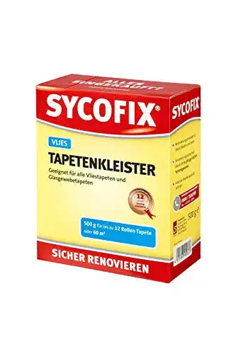 Vliestapetenkleister SYCOFIX 500 g, hohe Anfangshaftung, farblos
