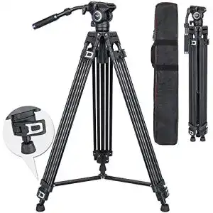 Videostativ ARTCISE Heavy Duty 72,8 Zoll/185 cm, Doppelrohr