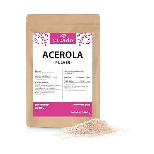 Acerola-Pulver vitado Acerola Pulver 1kg – Natürlich