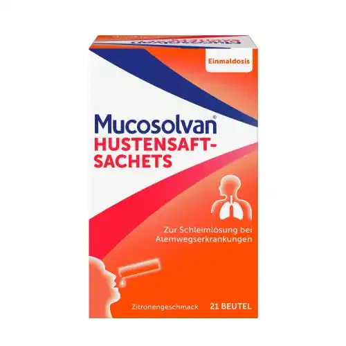 Schleimlöser Mucosolvan Hustensaft-Sachets, 21X5 ml