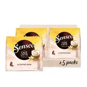 Senseo-Pads Senseo Pads Café Latte Vanilla, 40 Kaffeepads, 5er