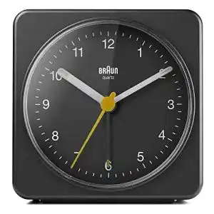 Braun-Reisewecker Braun Klassisch, ruhiges Quarzuhrwerk