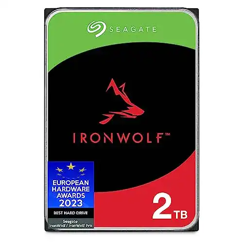 2TB-HDD Seagate IronWolf, NAS intern, 3.5 Zoll, 5900 U/Min
