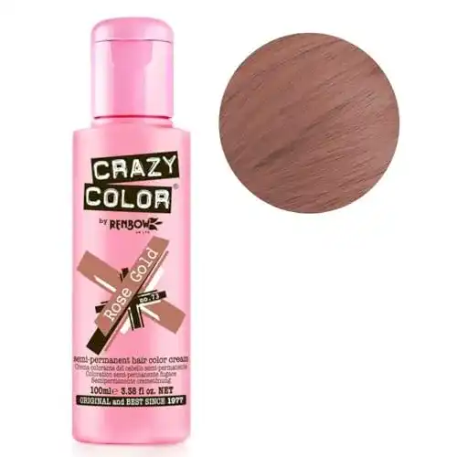 Haartönung (braun) Crazy Color Haartönung 100ml (Rose Gold)