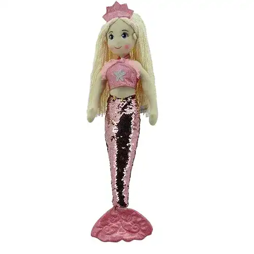 Stoffpuppe Sweety Toys all Toys 11889 Meerjungfrau 70 cm rosa