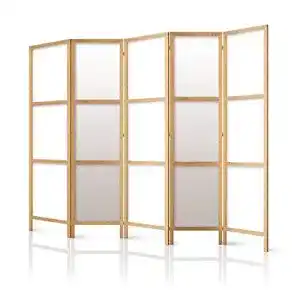 Raumtrenner decomonkey Paravent 225×171 cm 5 TEILIG